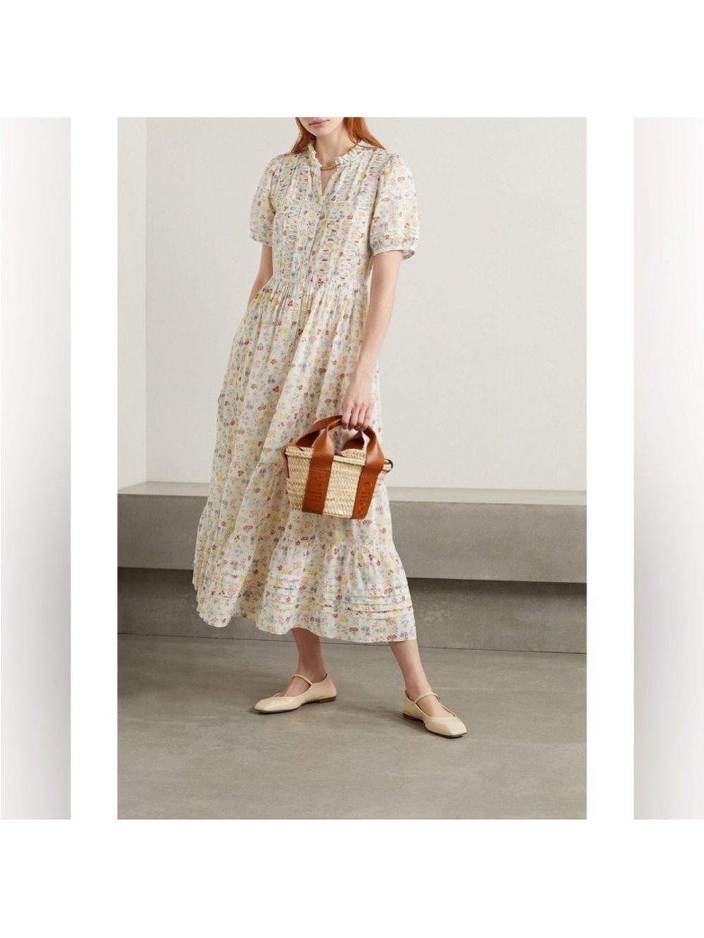 RARE Doen Hathaway Dress in Spring Boquet Floral (XS), 100% organic cotton - Picture 7 of 11